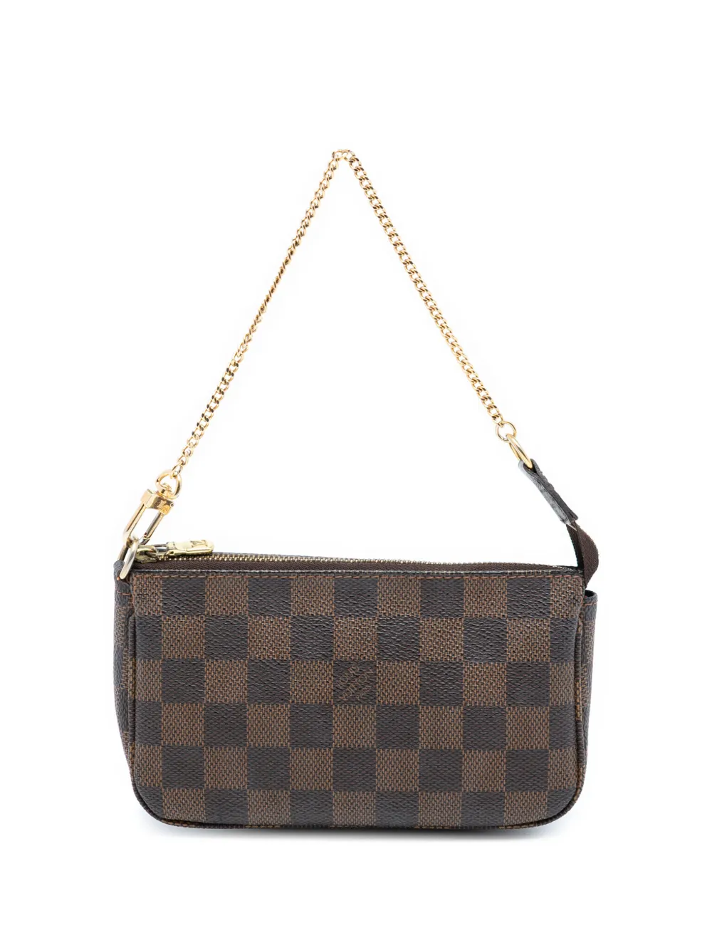 Louis Vuitton Pre-Owned 2004 Damier Ebene Mini Pochette Accessoires shoulder bag - Marrone
