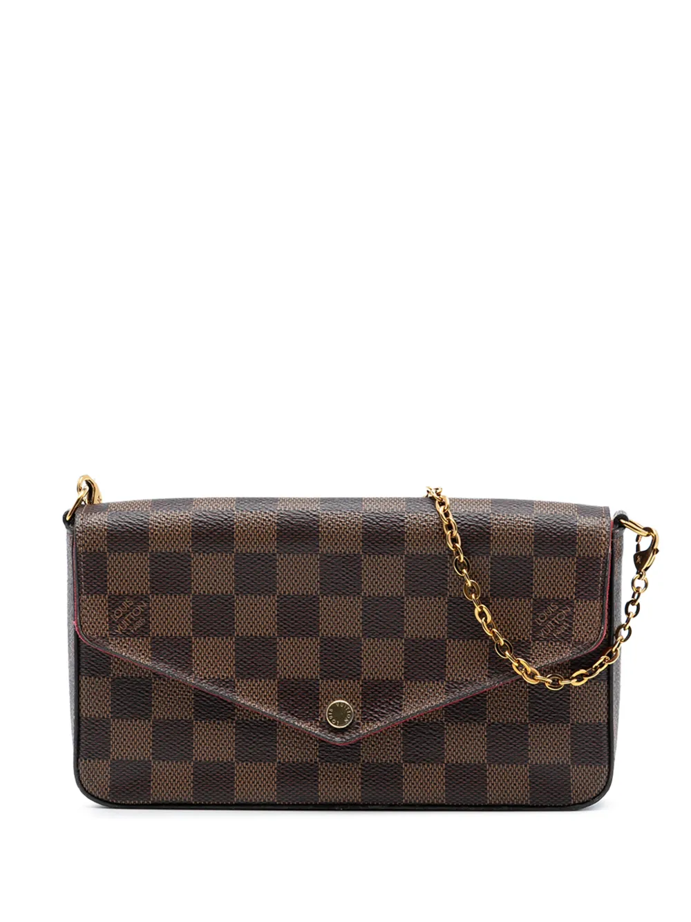 Louis Vuitton Pre-Owned 2018 Damier Ebene Pochette Felicie crossbody bag - Marrone