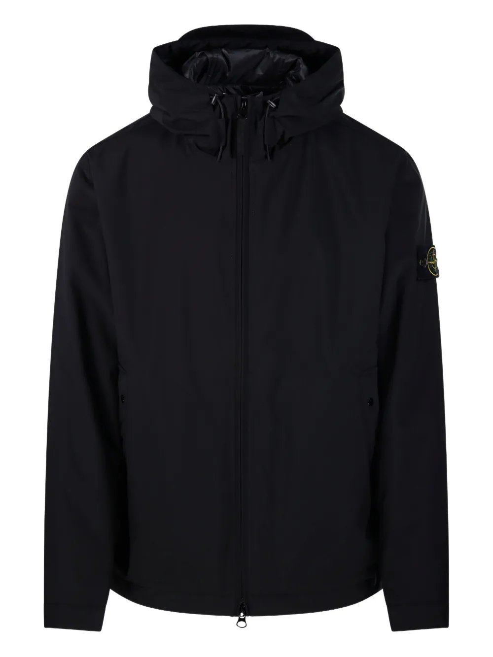 Stone Island hooded zip jacket - Nero