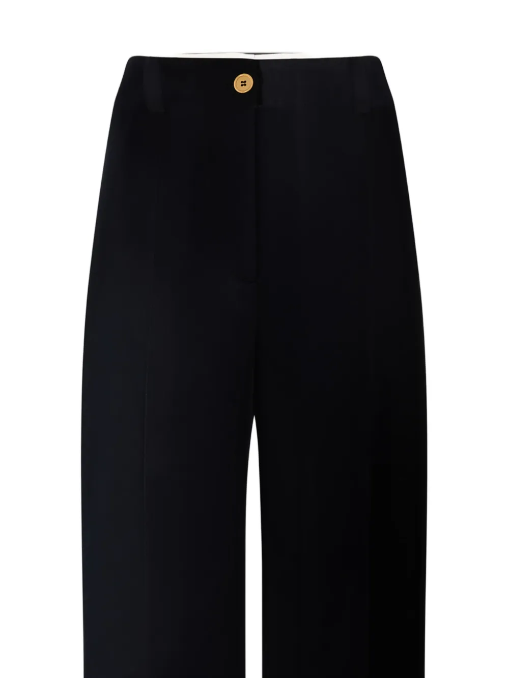 Patou Broek met riemlussen Zwart