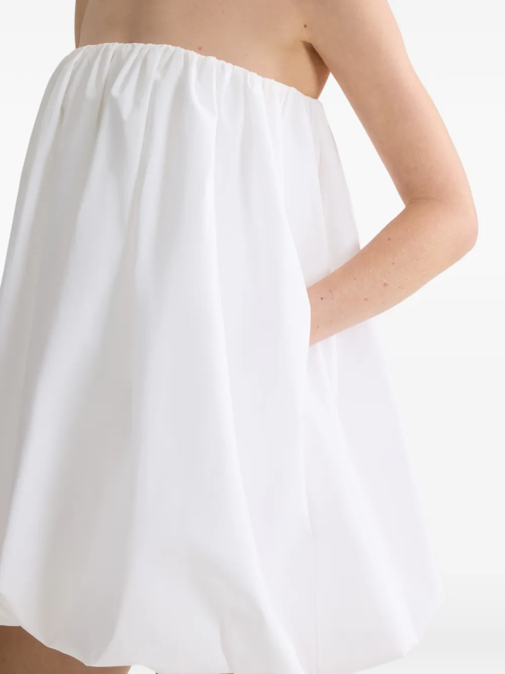 Patou Mini-jurk met korset Wit