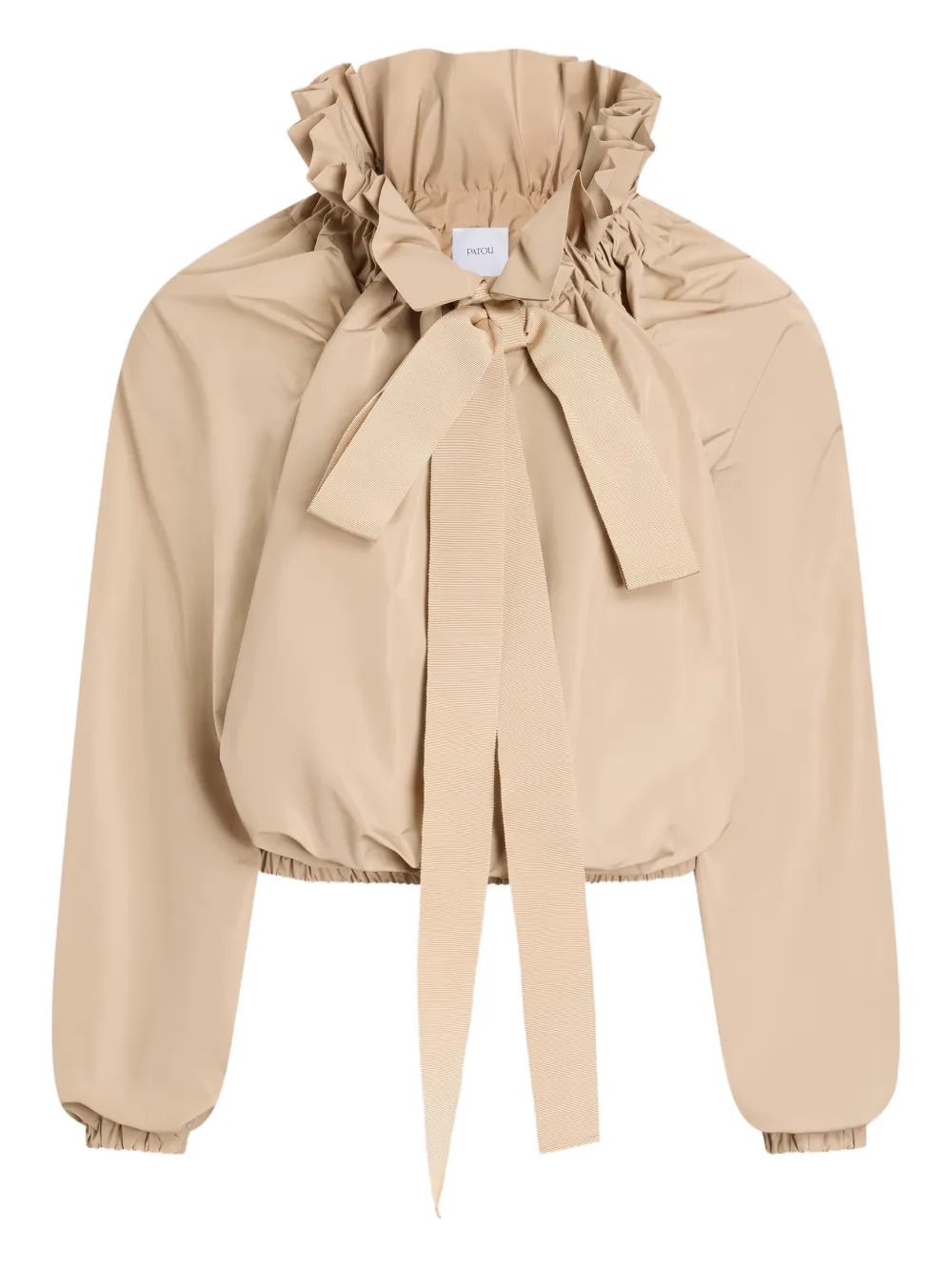 Patou Top con ruches - Toni neutri