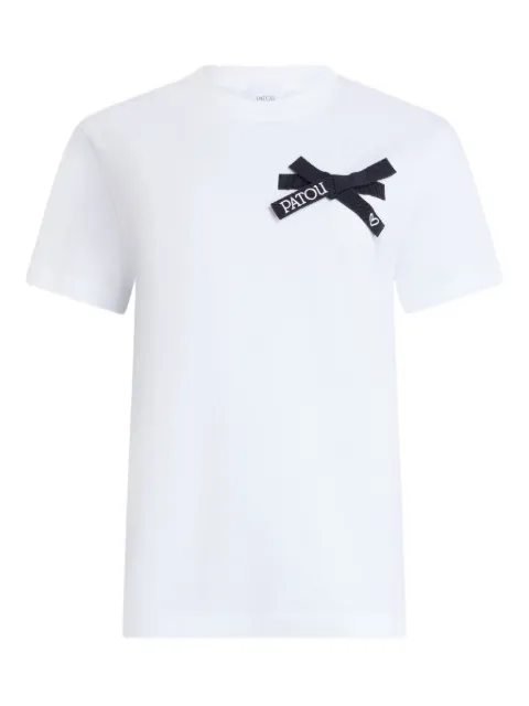 Patou bow-detail T-shirt