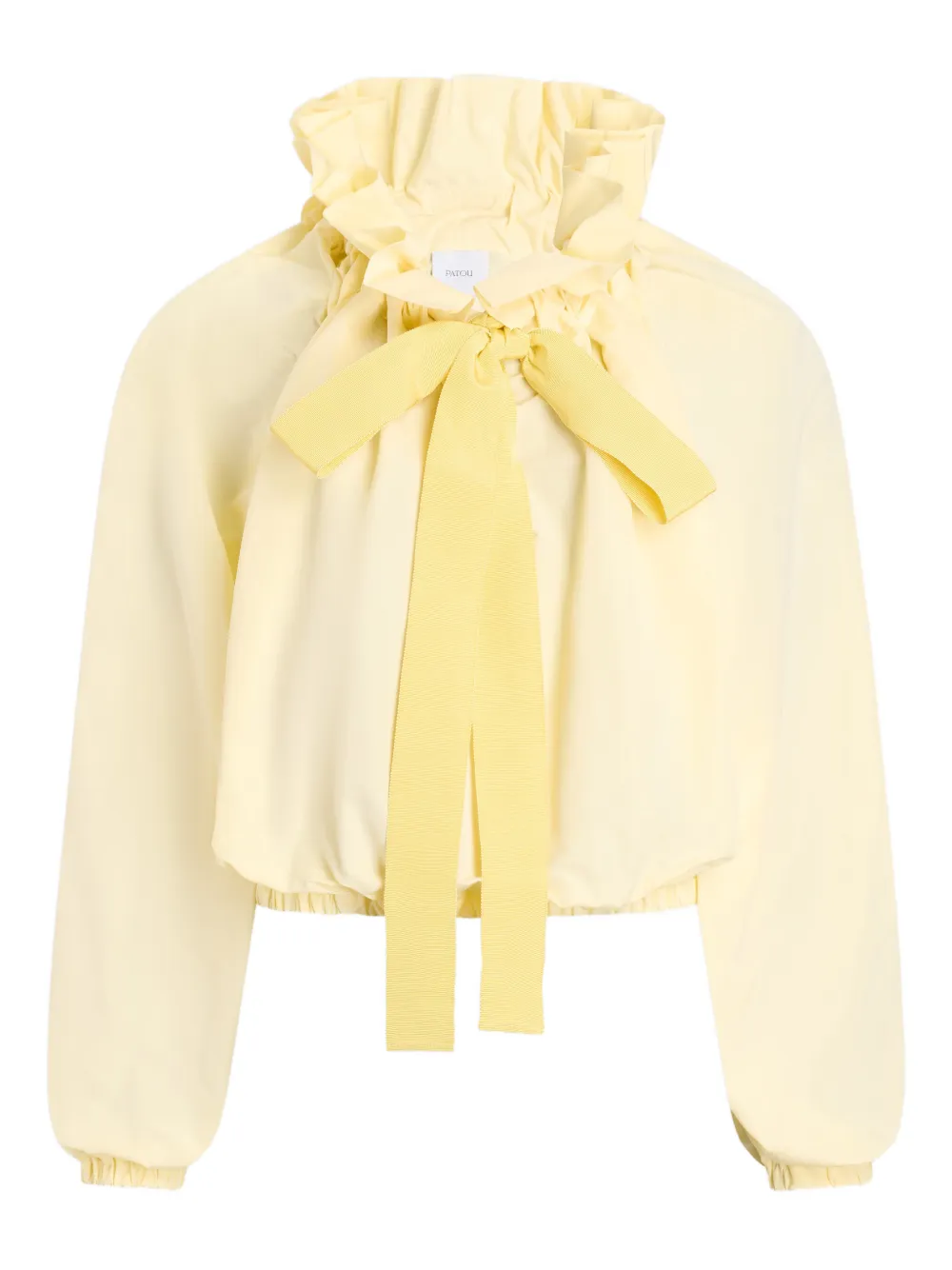 Patou Top con ruches - Giallo
