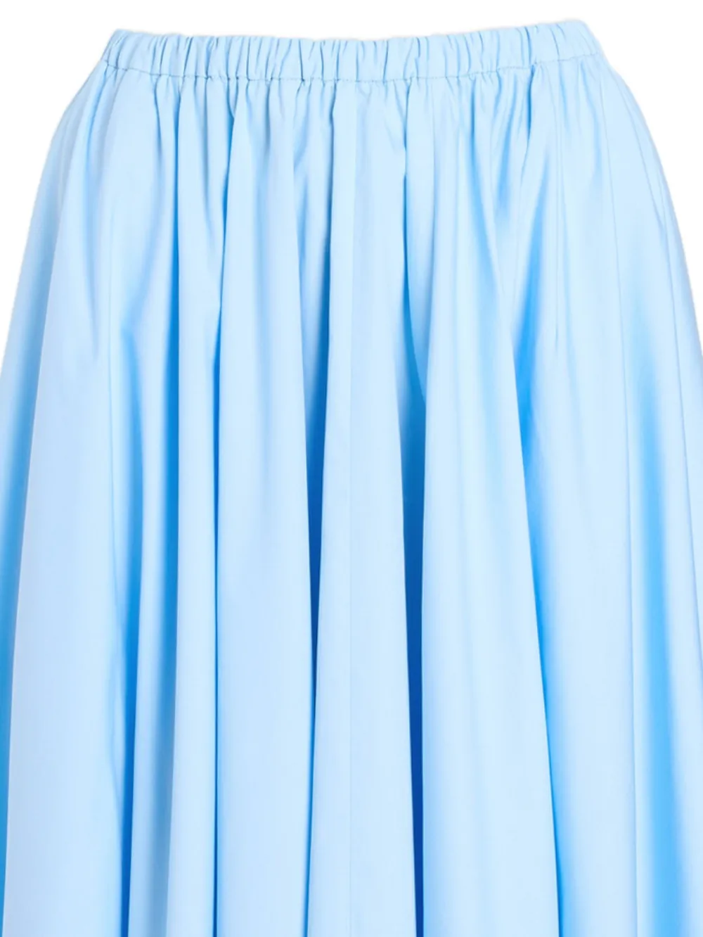 Patou Midi-rok met elastische taille Blauw