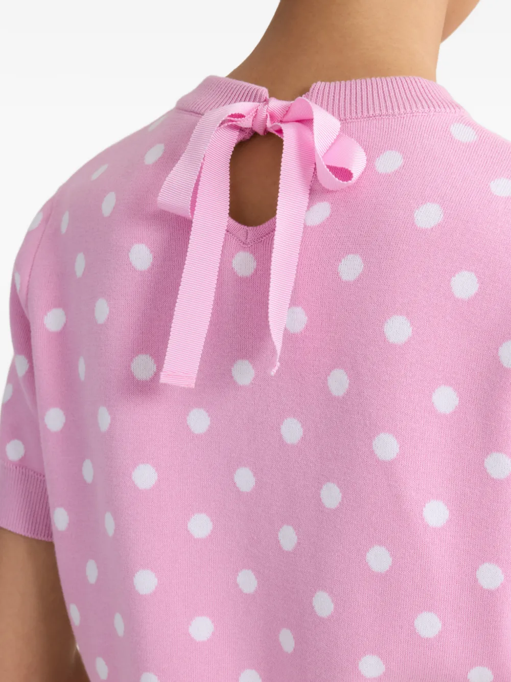 Patou Gebreid T-shirt Roze