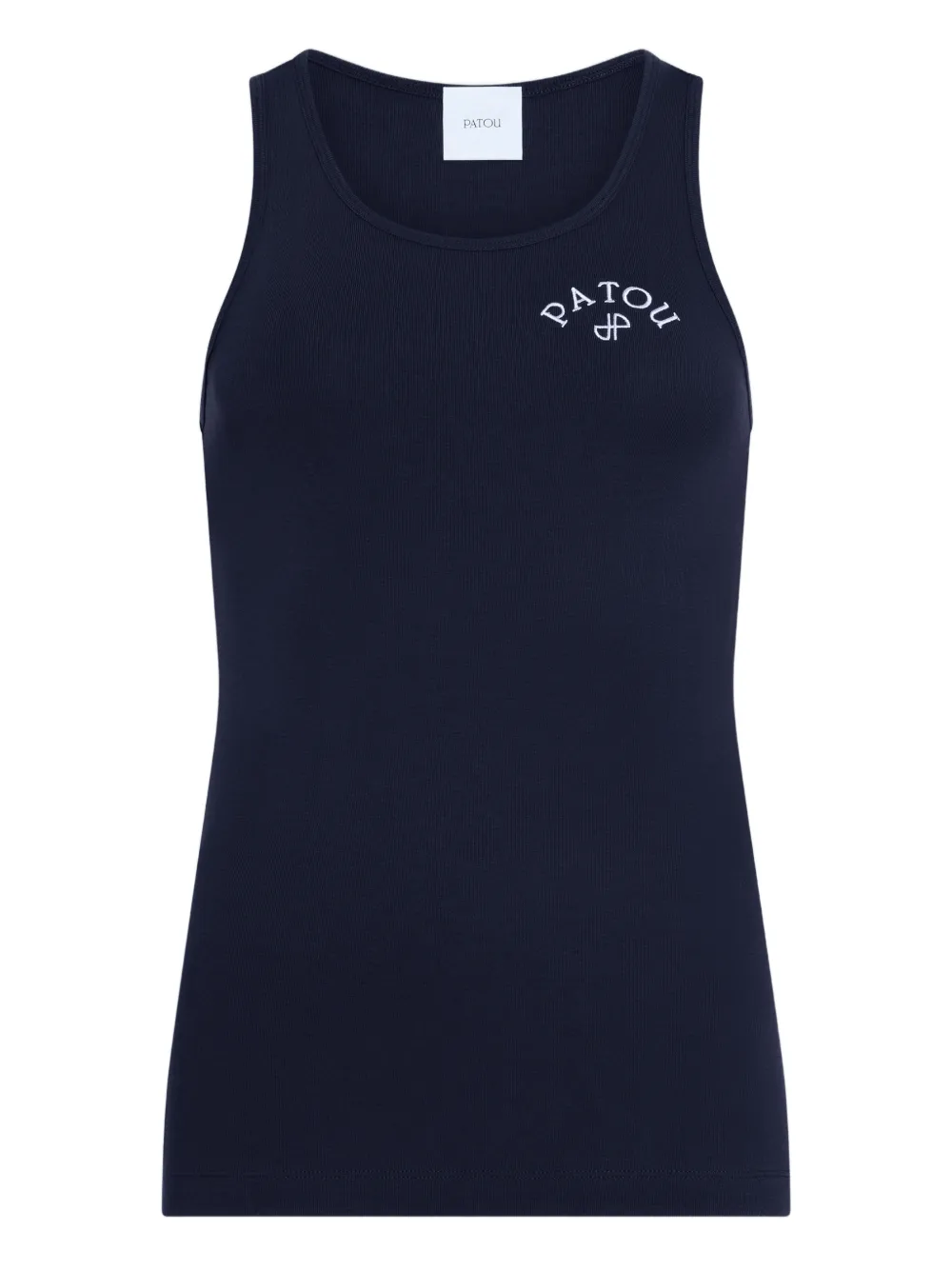 Patou logo tank top - Blu