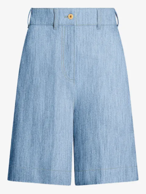Patou belt-loops shorts