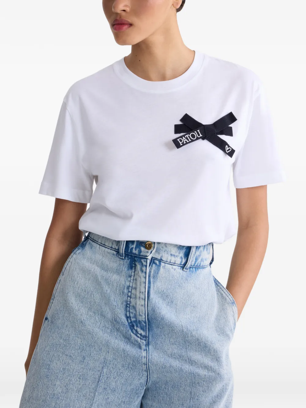 Patou Shorts met riemlussen Blauw