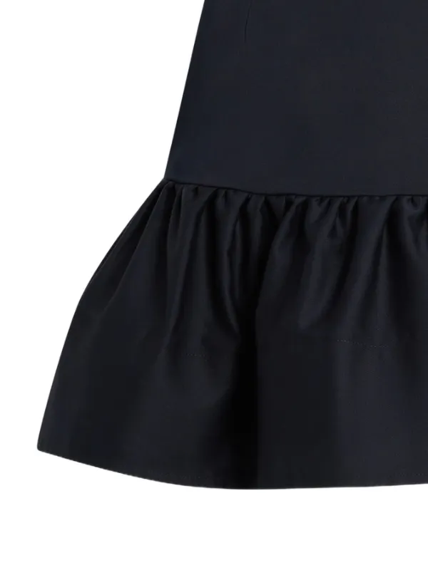 Patou Ruffled Mini Skirt | Black | FARFETCH ID