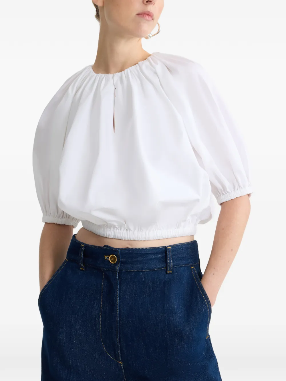 Patou Bubble top Wit