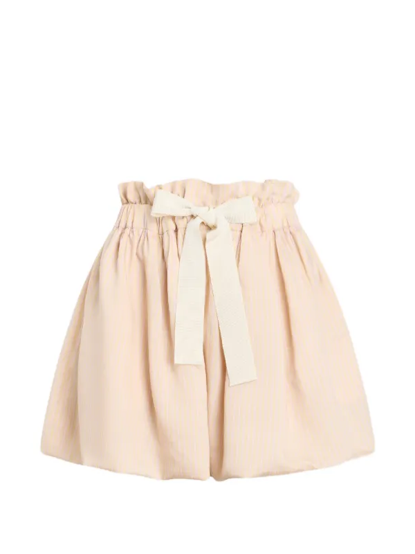 patou ラッフル　ミニスカート　34 ホワイト Patou ラッフル ミニスカート | ニュートラル | FARFETCH JP