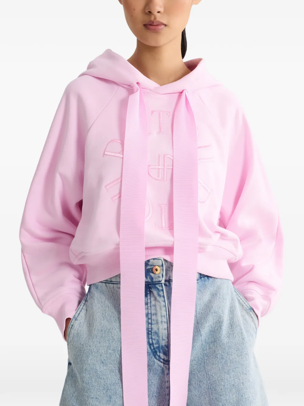 Patou ロゴ パーカー | ピンク | FARFETCH JP