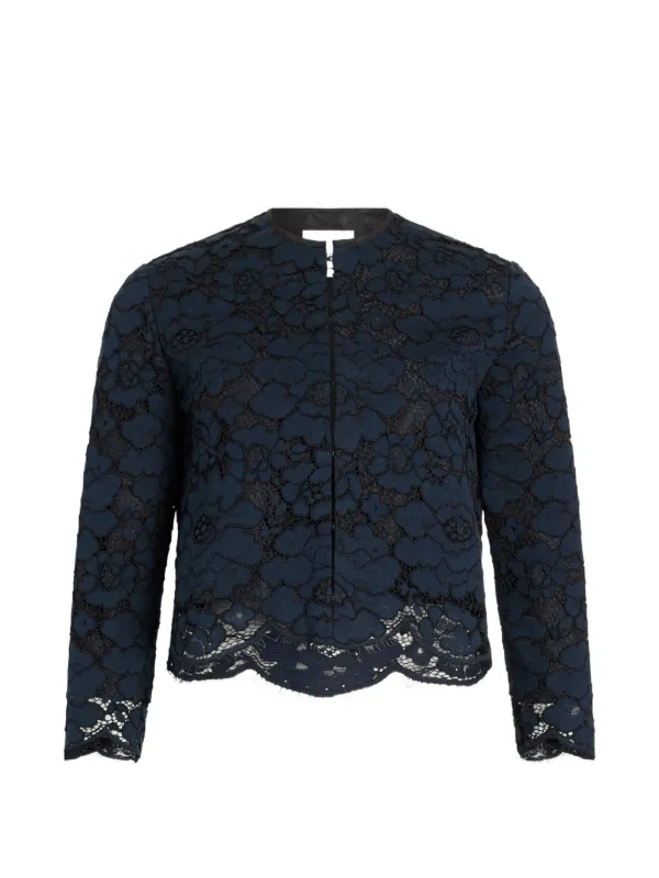 Patou Lacework Jacket in Blue