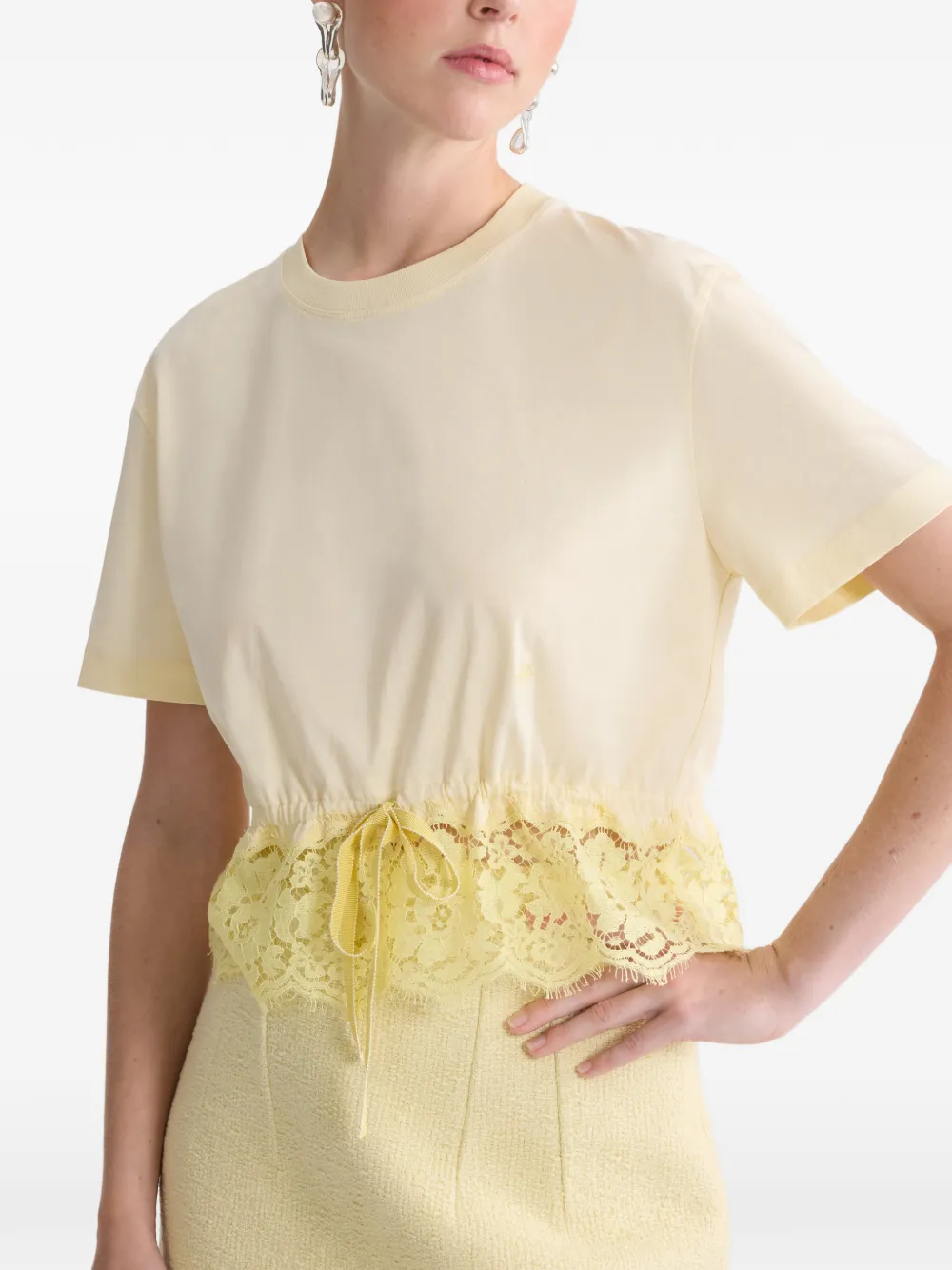 Lace-Hem T-Shirt