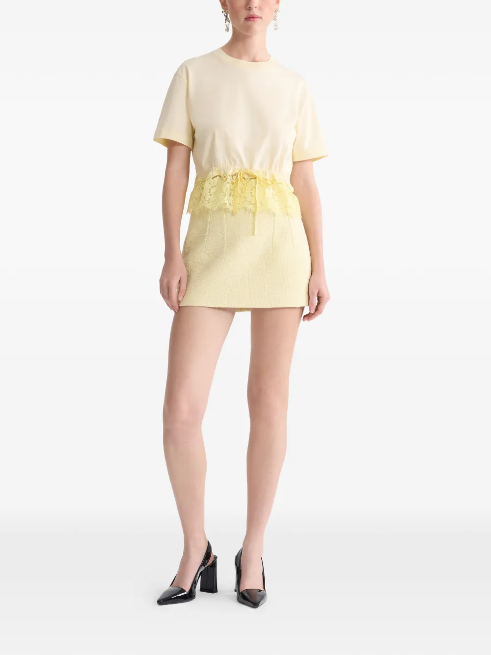 Lace-Hem T-Shirt