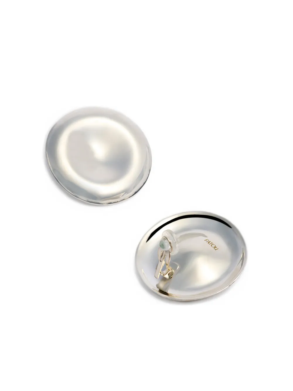  Patou Disc Clip Earring - Silver 