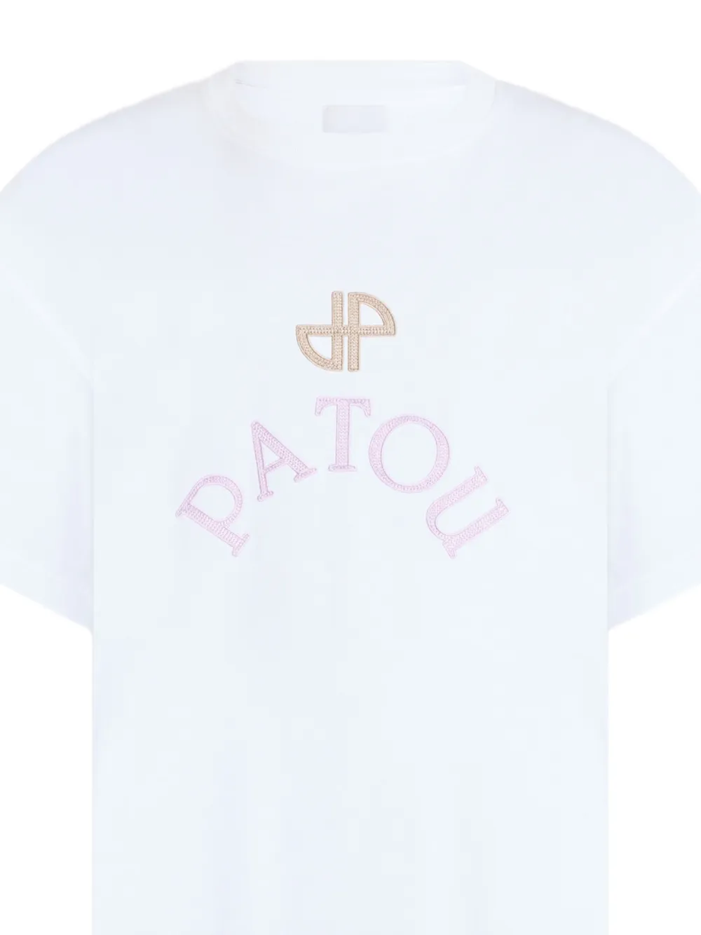 Patou T-shirt met logo Wit