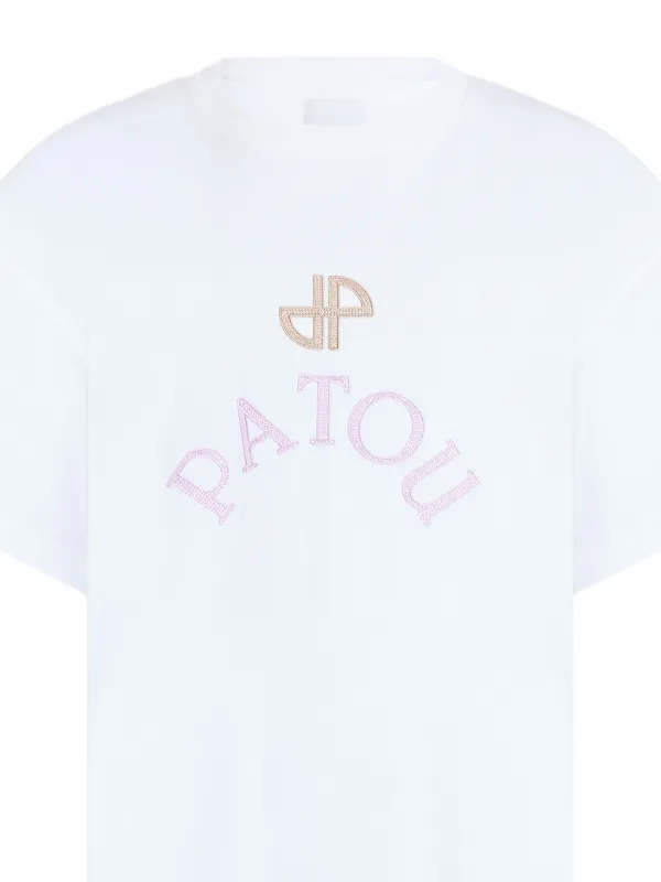 PATOU ロゴTシャツ Patou ロゴ Tシャツ | ホワイト | FARFETCH JP