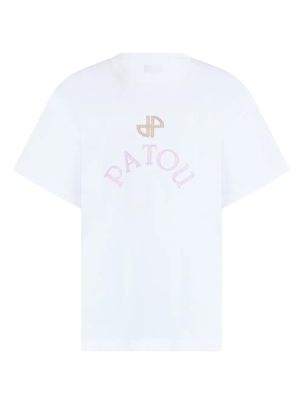 Patou T-shirt con logo - Bianco