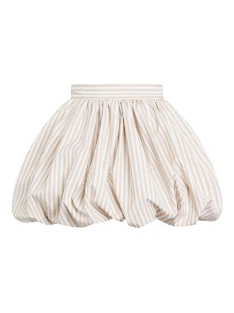 Patou striped-pattern bloomer mini skirt