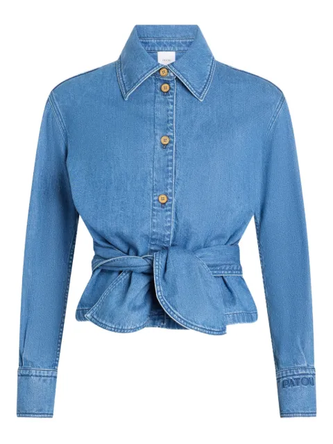 Patou knot blue shirt