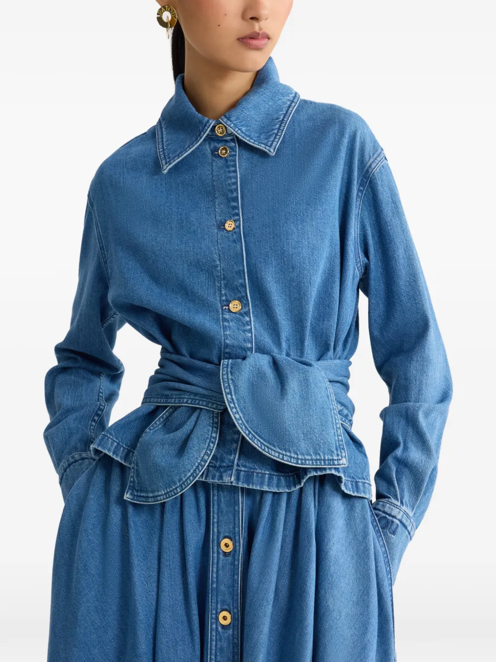 Knot Blue Shirt