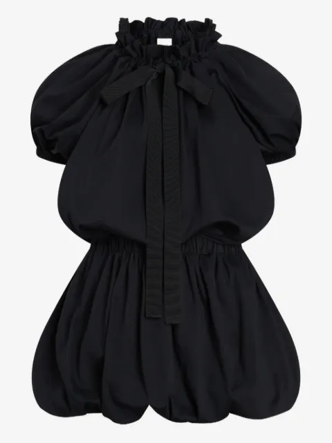 Patou tie-fastening mini dress