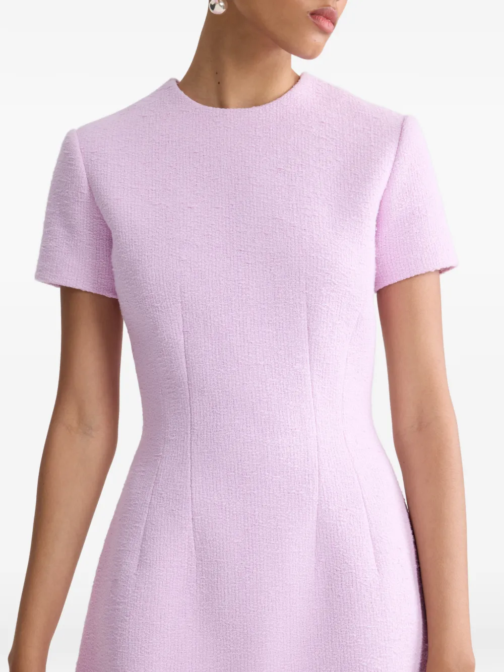 Patou Mini-jurk met ritssluiting op de rug Roze