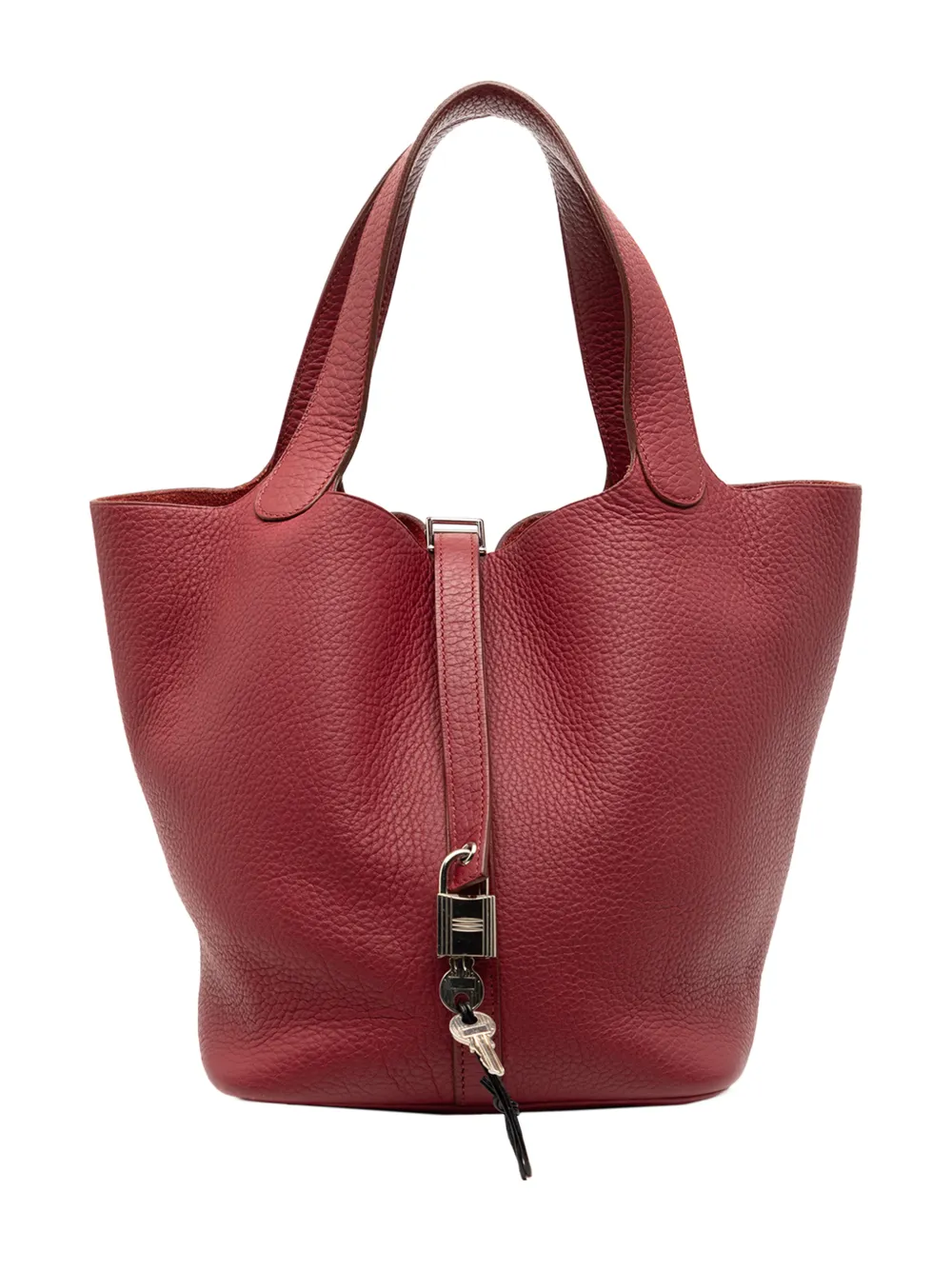 Hermès Pre-Owned 2011 Clemence Picotin Lock 22 handbag | Red | Image 1