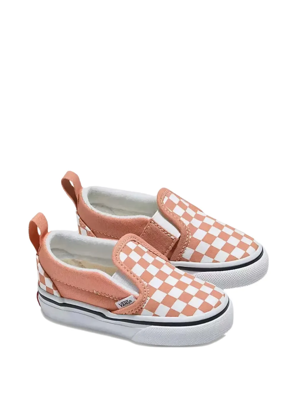 Vans Kids checkerboard slip-on trainers - Oranje
