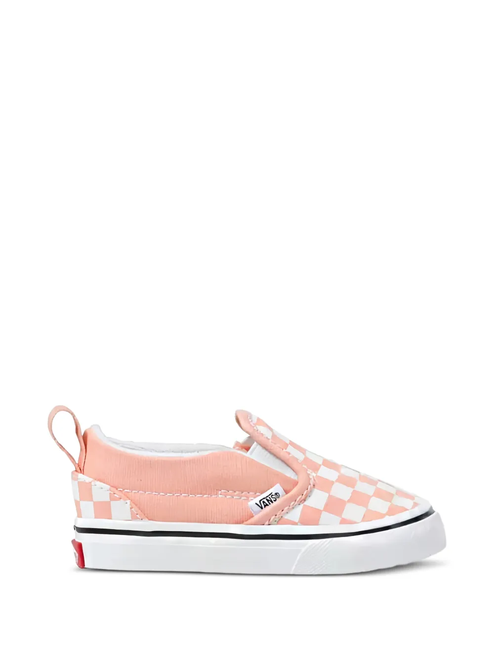 Vans Kids Geruite slip-on sneakers Oranje