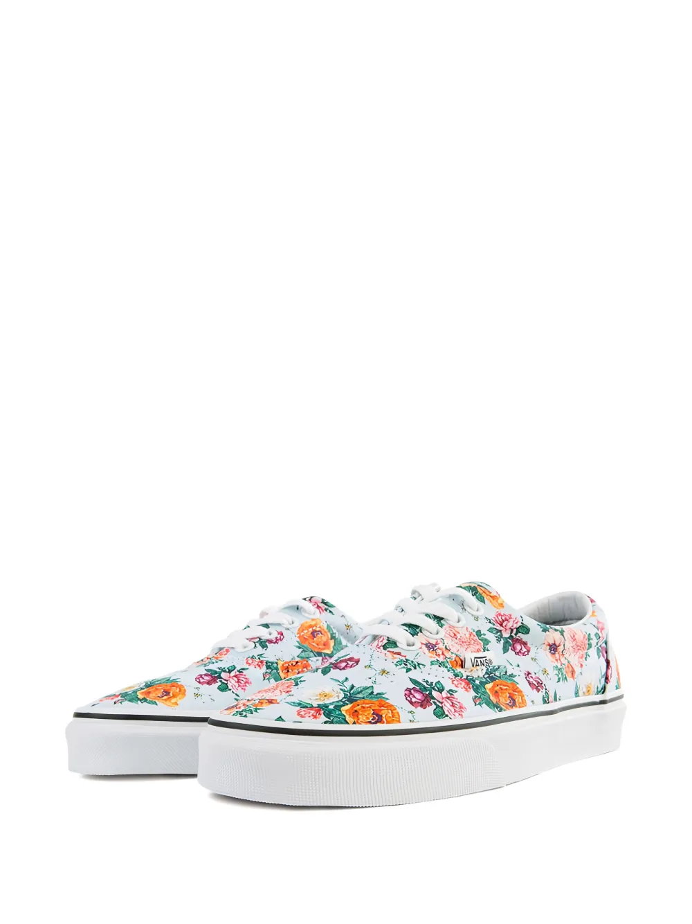 Vans Kids Era floral-print sneakers - Blau