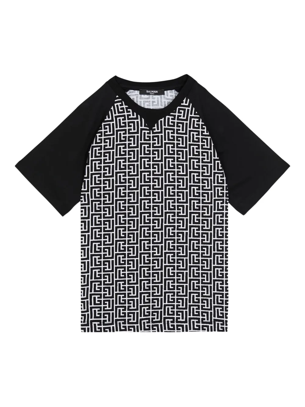 Balmain Kids T-shirt con monogramma - Bianco