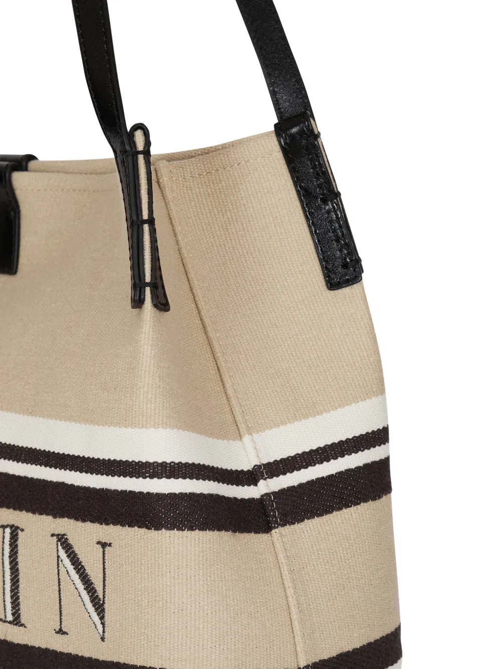 Balmain Release medium shopper met logo Beige