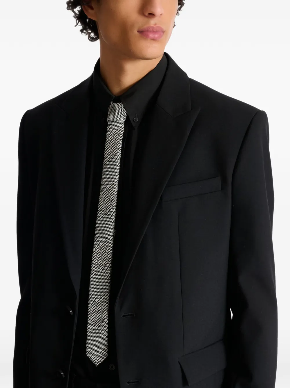 Prince of Wales print tie
