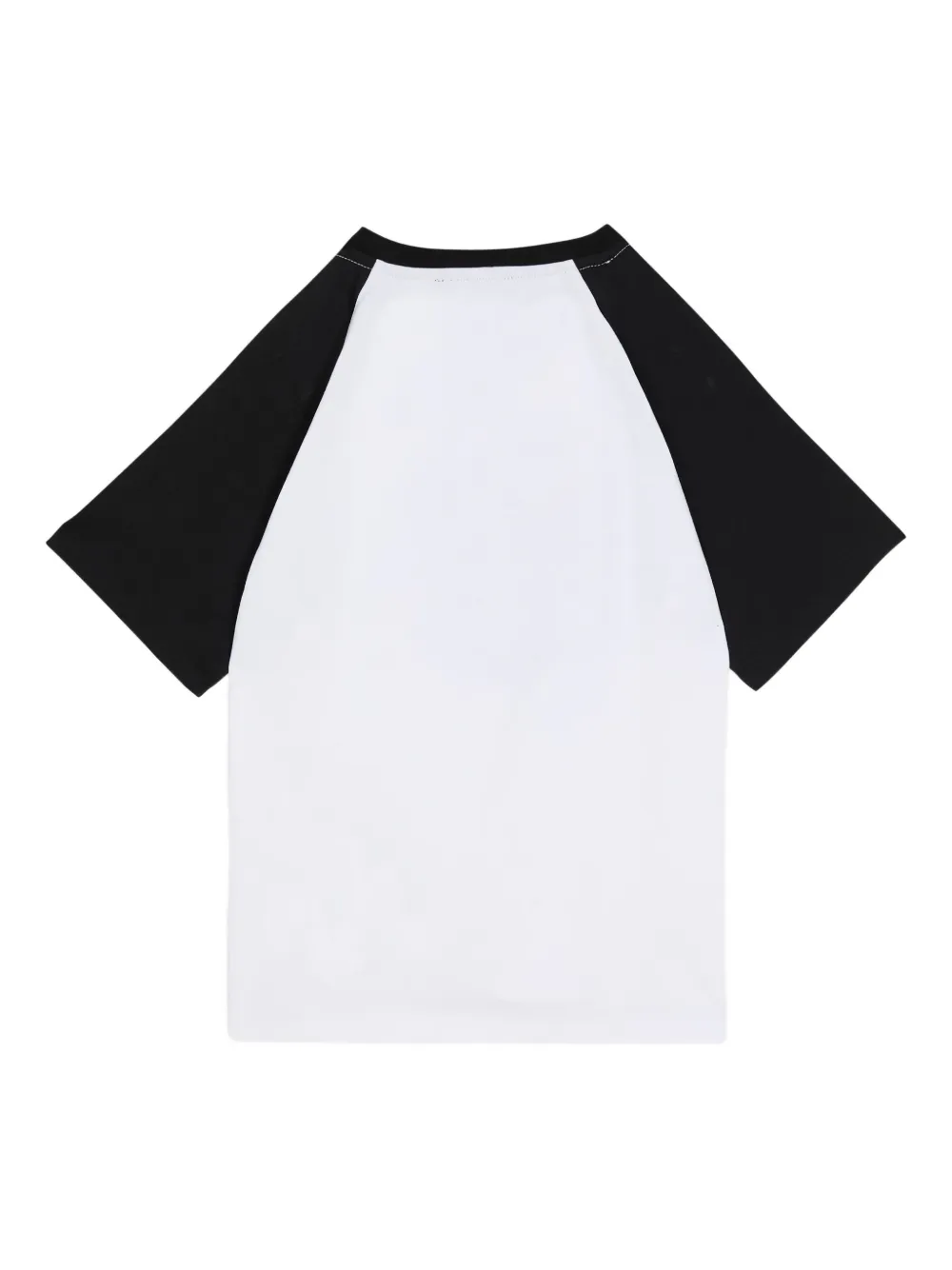 Balmain Kids T-shirt met logoprint en raglan mouwen Wit