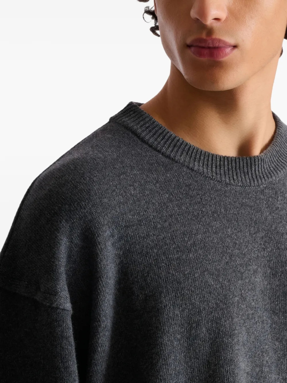 Balmain Trui met ronde hals Grijs