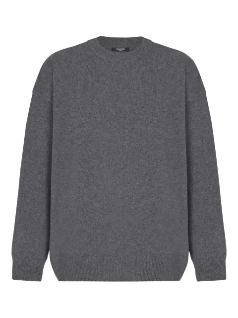 Balmain suéter con cuello redondo