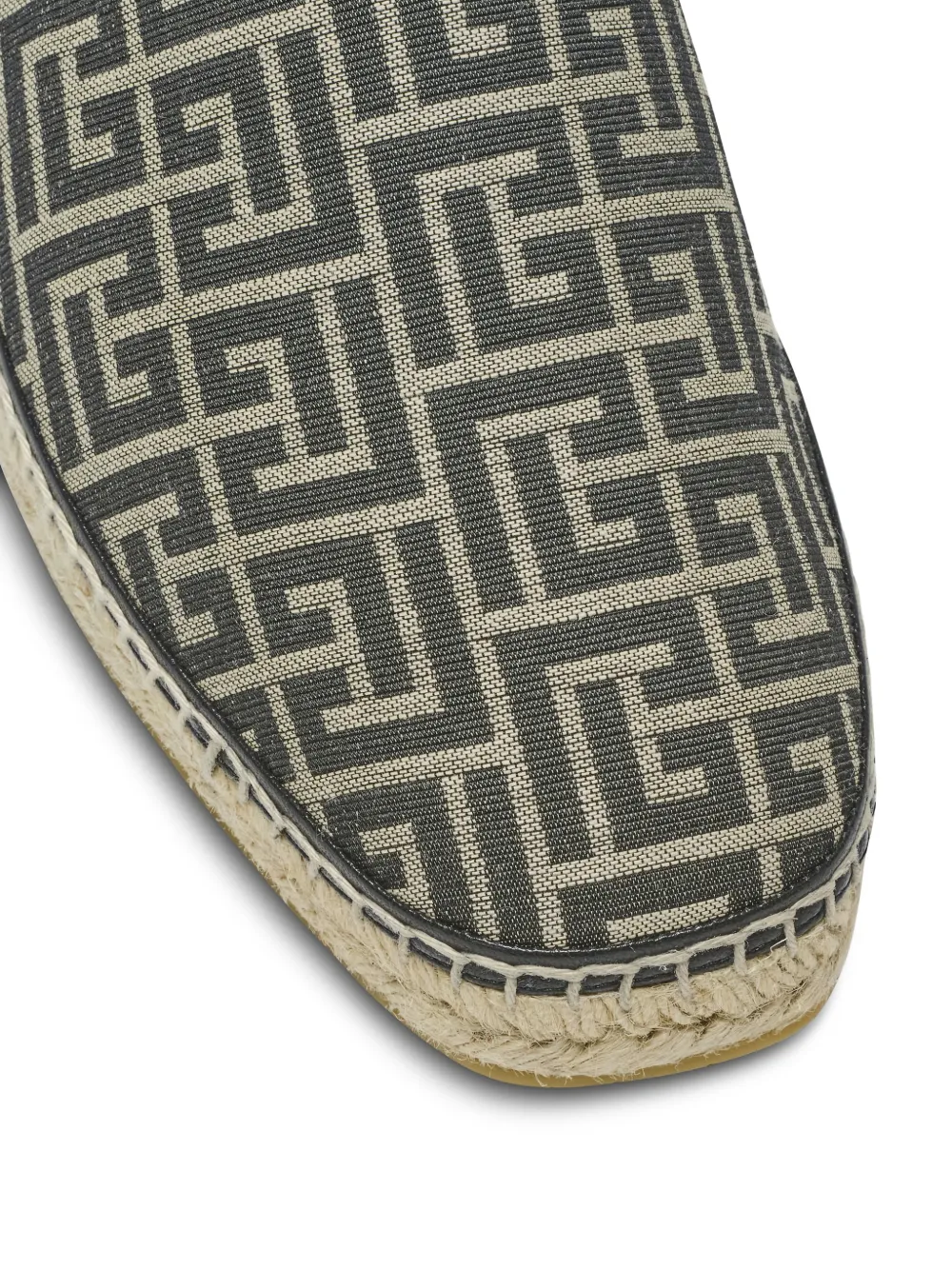Balmain Monogram Jacquard Espadrilles | Black | FARFETCH display picture 3