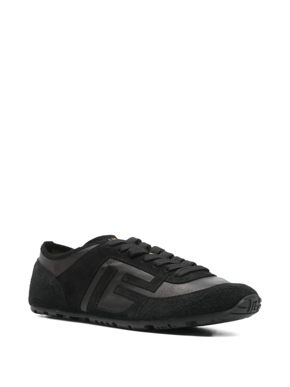 Balmain Racer 45 Trainers In Lambskin And Suede | Baskets basses | Image 2