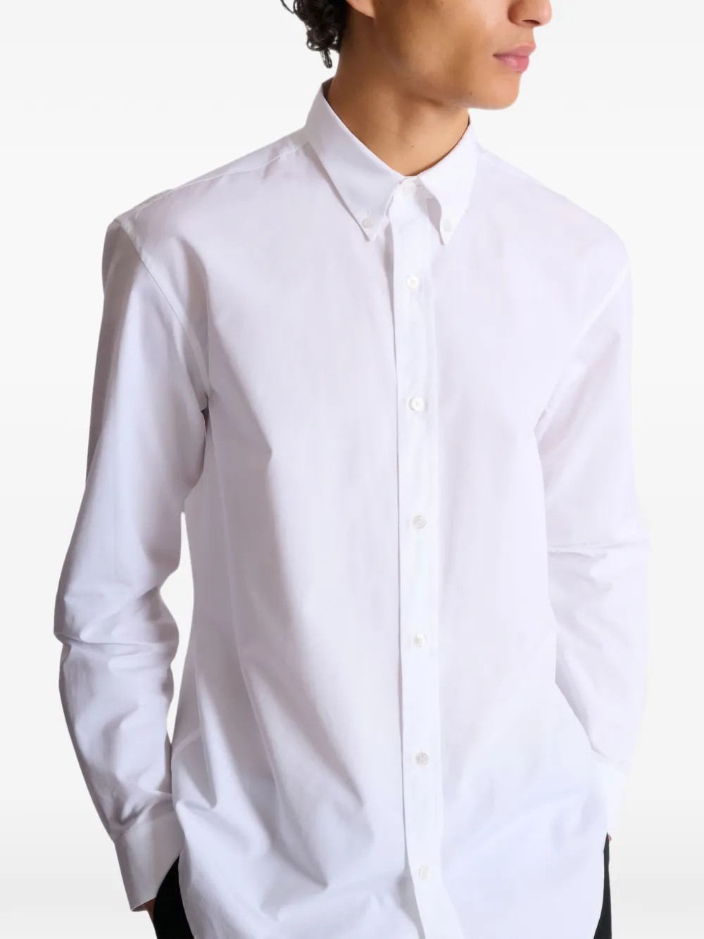 Balmain Katoenen overhemd Wit