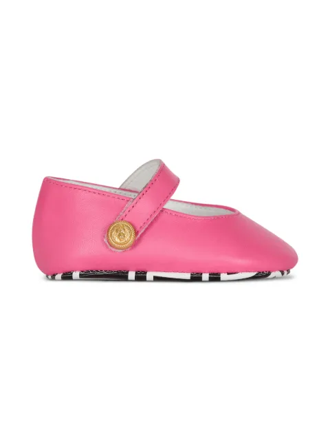 Balmain Kids button ballet flats