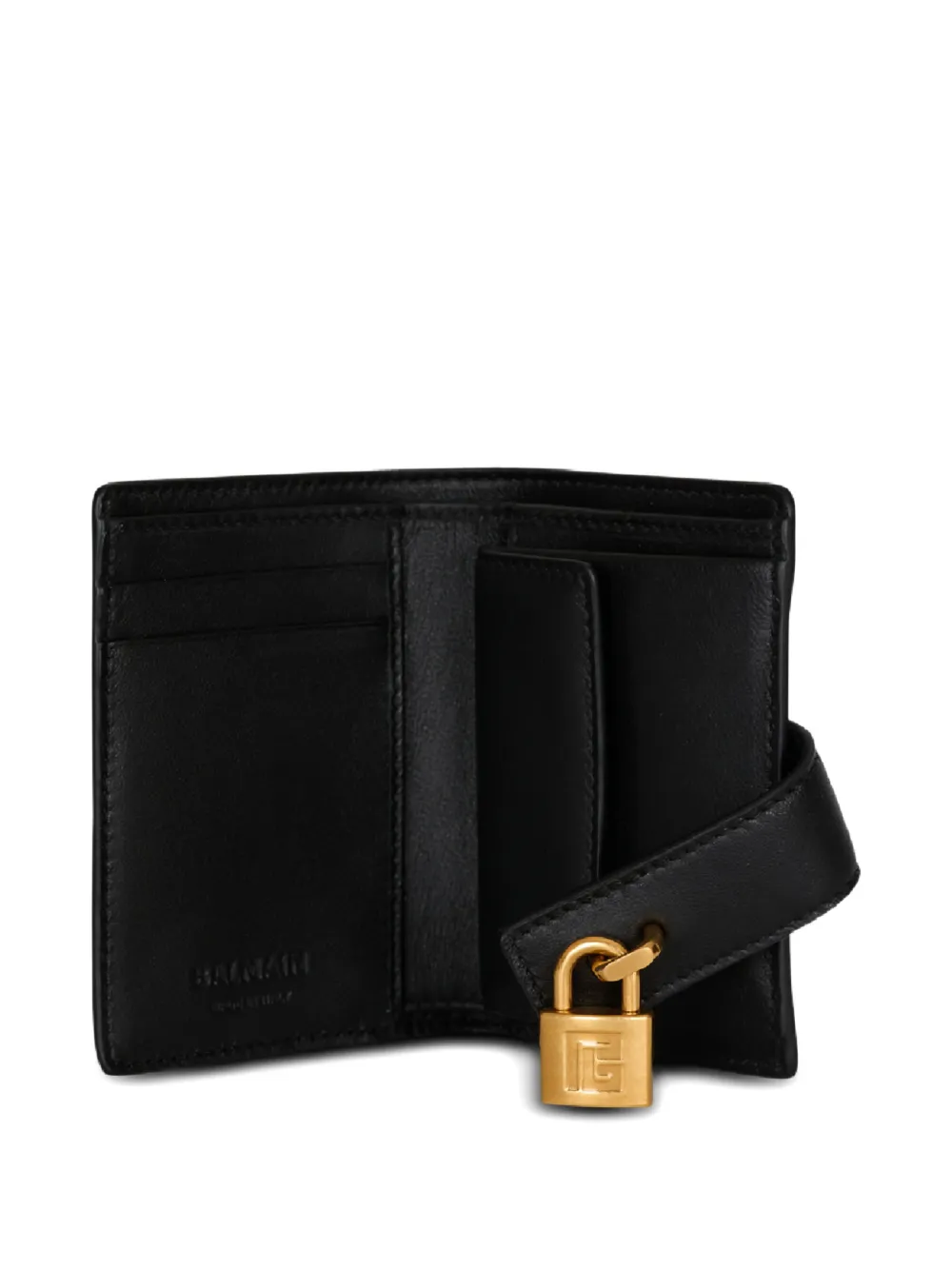  Balmain Cartera Con Candado - Negro 