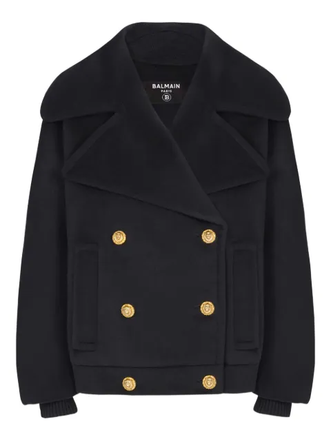 Balmain double-breasted peacoat