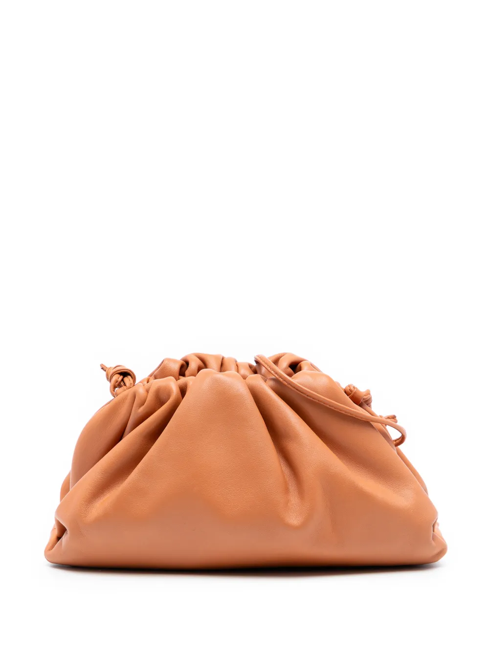 Bottega Veneta Pre-Owned Borsa a tracolla The Mini Pouch in pelle di agnello 2012-2025 - Marrone