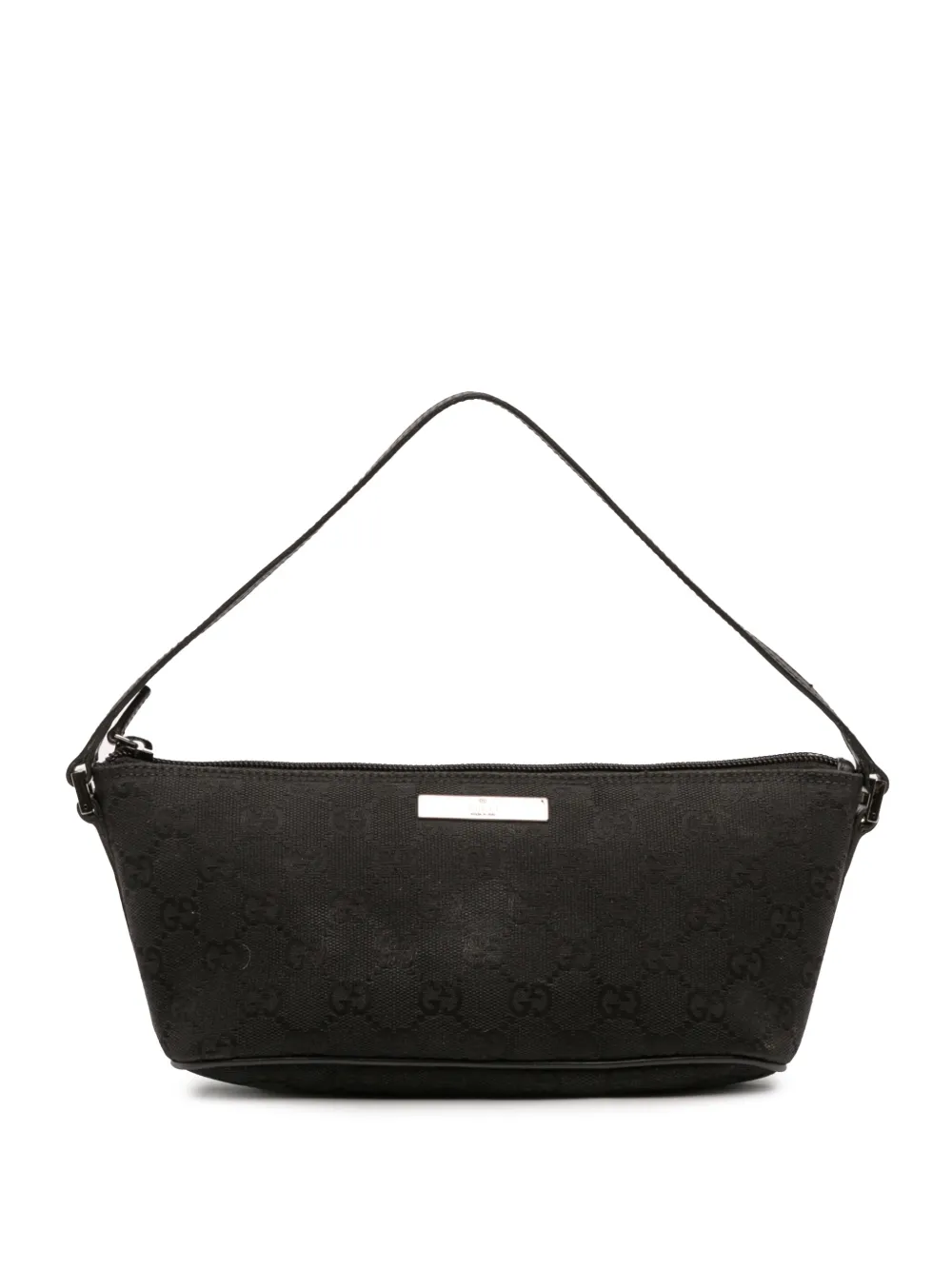 Gucci Pre-Owned 2000-2015 GG Canvas Boat shoulder bag - Nero