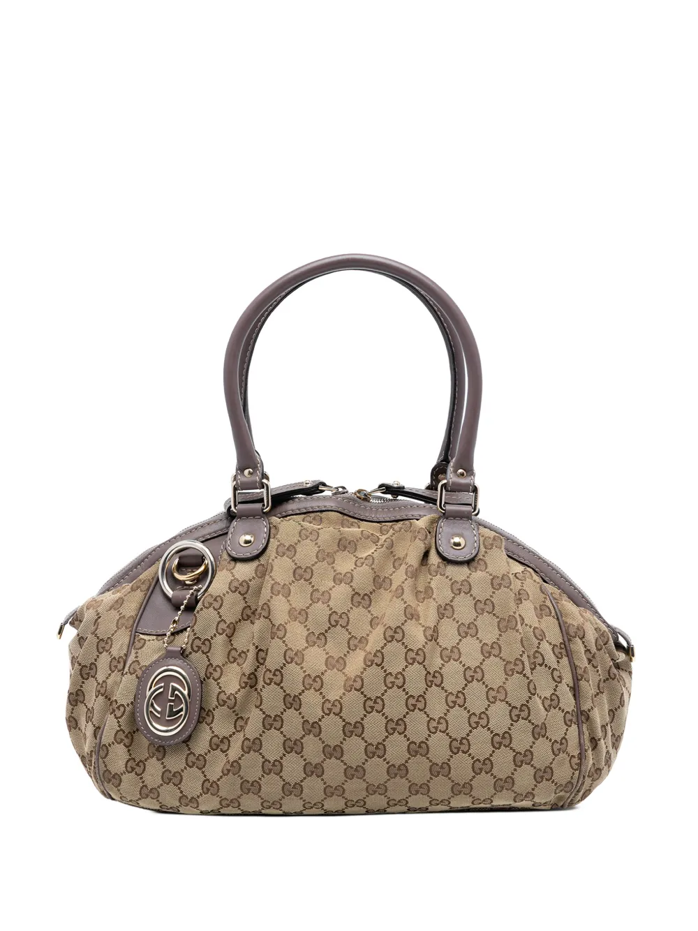 Gucci Pre-Owned 2016-2025 GG Canvas Sukey satchel - Marrone