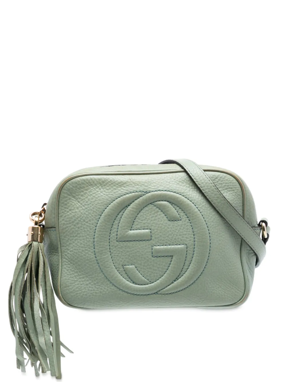 Gucci Pre-Owned 2016-2025 Leather Soho Disco crossbody bag - Verde
