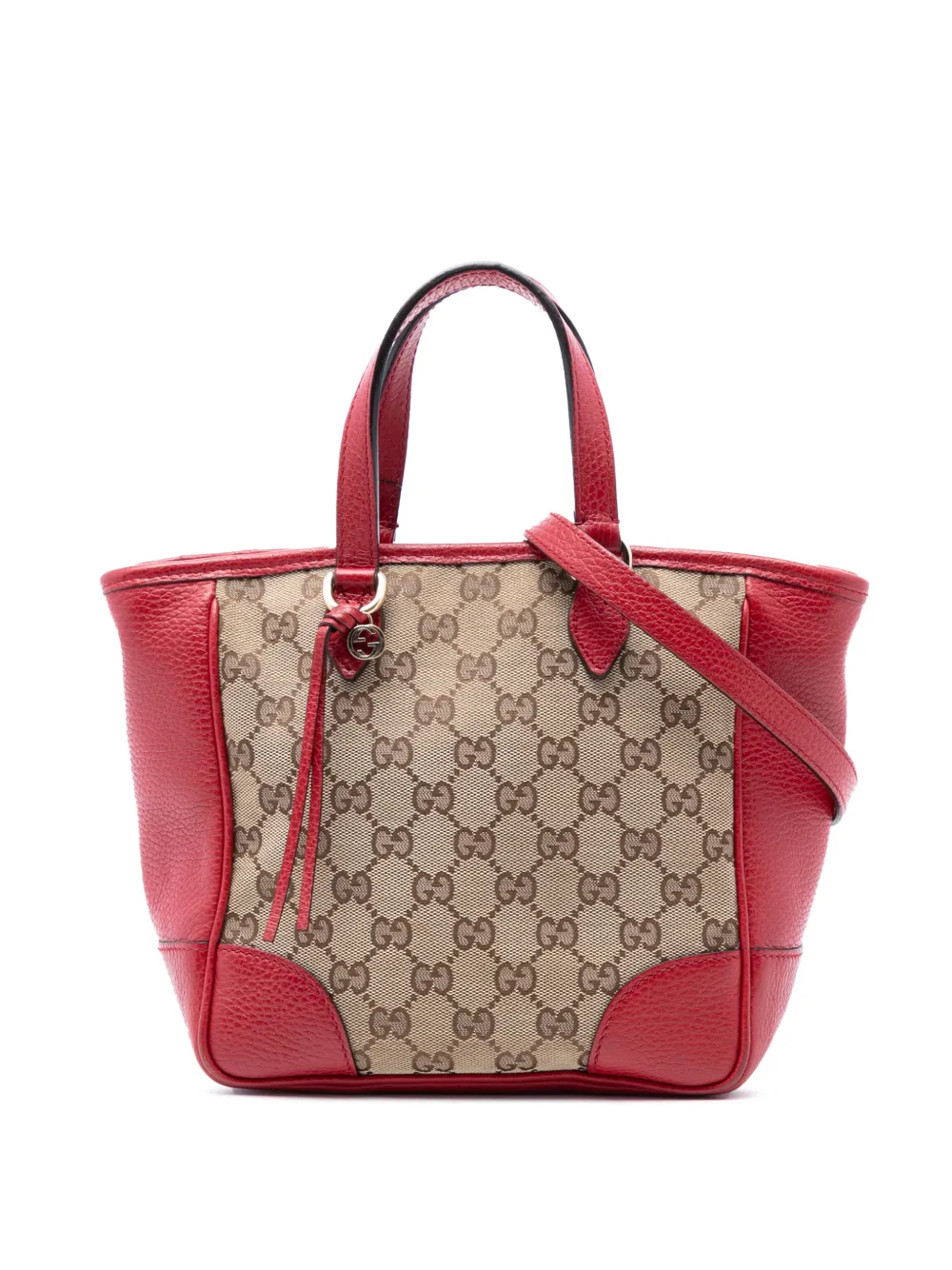 Gucci Pre-Owned 2016-2025 Small GG Canvas Bree satchel - Marrone